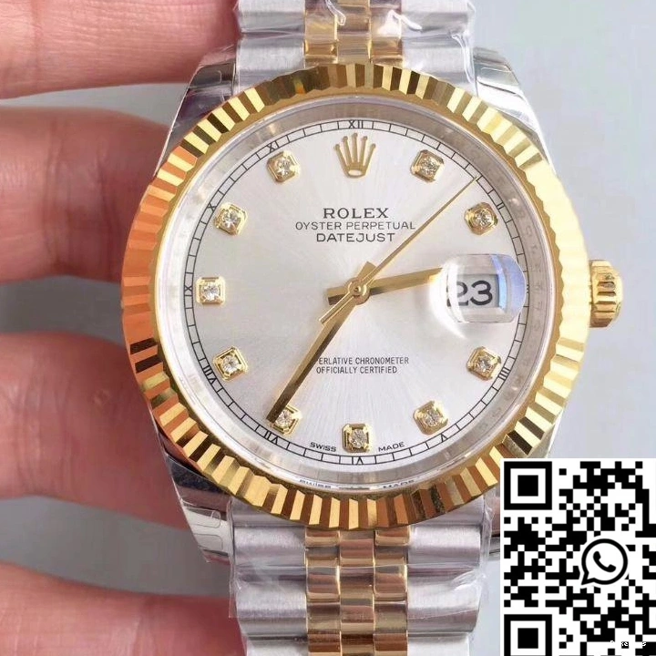 Datejust EW Factory Rhodium II 116333 41MM Dial Rolex 0420